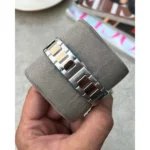 Stylish Guess Square Watch Two Tone Copper White For Men