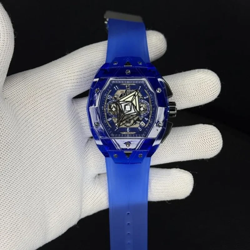 Stylish Hublot Spyder Watch Blue For Men (BOT3089) - stayhit.in