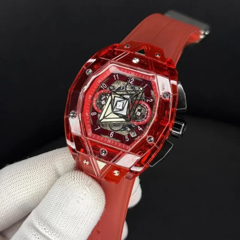 Stylish Hublot Spyder Watch Vibrant Red For Men (BOT3092) - stayhit.in