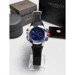 Stylish Jacob Chrono Watch Black Blue For Men (LAB843) - stayhit.in