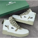 Stylish Lacoste Clip Winter Sneaker Green For Men (HS292) - stayhit.in