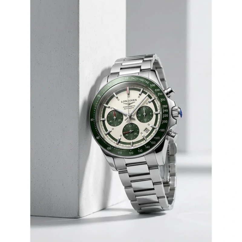 Stylish Longines Conquest Chronograph Watch For Men (LAB793) - stayhit.in