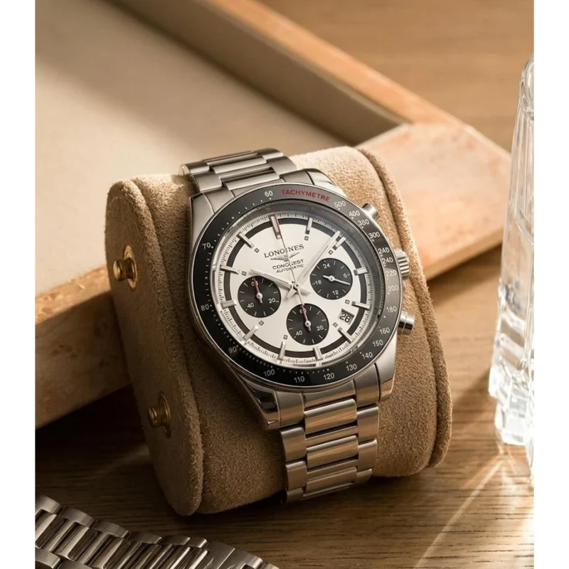 Stylish Longines Conquest Chronograph Watch For Men (LAB794) - stayhit.in