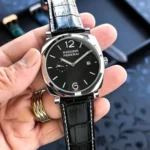 Stylish Luminor Panerai Watch Silver Black For Men (BOT3007) - stayhit.in