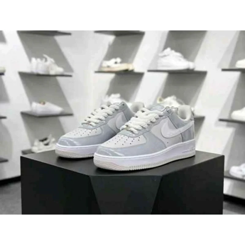 Stylish Nike Air Force 1 07 Shoes Grey For Men (WS275) - stayhit.in