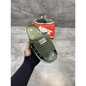 Stylish Nike Asuna 2 Army Slides Green For Men (HS355) - stayhit.in