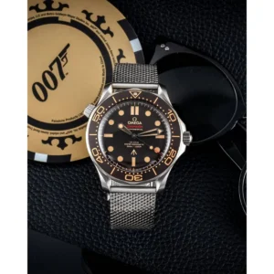 Stylish Omega Seamaster Diver 300m Watch Automatic Black For Men (SOS548) - stayhit.in