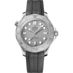 Stylish Omega Seamaster Diver 300M Watch Grey For Men (WS123) - stayhit.in