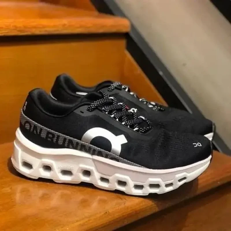Stylish On Cloud Monster 2 Shoes Black White For Men (BOT2672) - stayhit.in