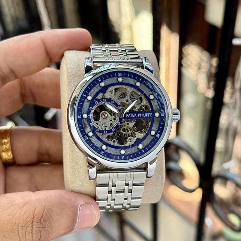 Stylish Patek Philippe Skeleton Watch Automatic For Men (BOT3305) - stayhit.in