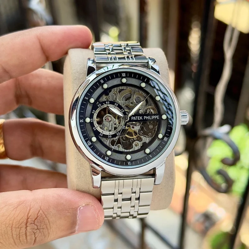 Stylish Patek Philippe Skeleton Watch Automatic For Men (LAB904) - stayhit.in