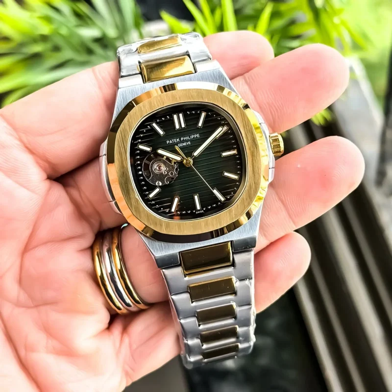 Stylish Patek Philippe Watch Gold TT Green For Men (JH486) - stayhit.in