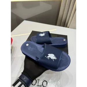 Stylish Polo Flip Flops Blue For Men (HS529) - stayhit.in