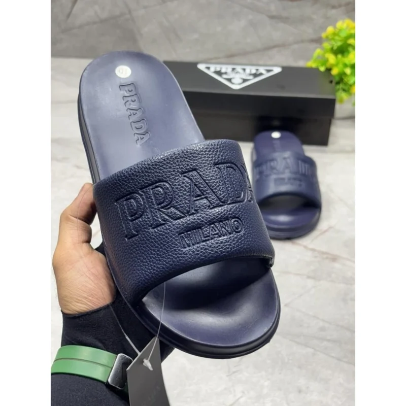 Stylish Prada Milano Slides Blue For Men (HS354) - stayhit.in