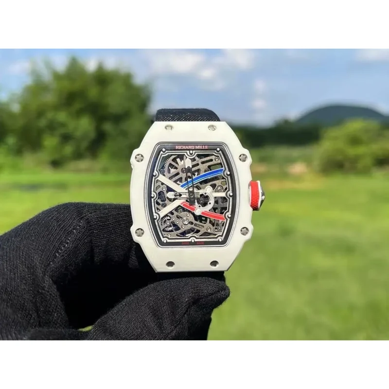 Stylish Richard Mille Rm67-02 Watch Black White For Men (JH555) - stayhit.in