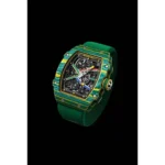 Stylish Richard Mille Rm67-02 Watch Green Strap For Men (JH552) - stayhit.in