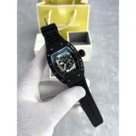Stylish Richard Mille Skeleton Watch Black For Men