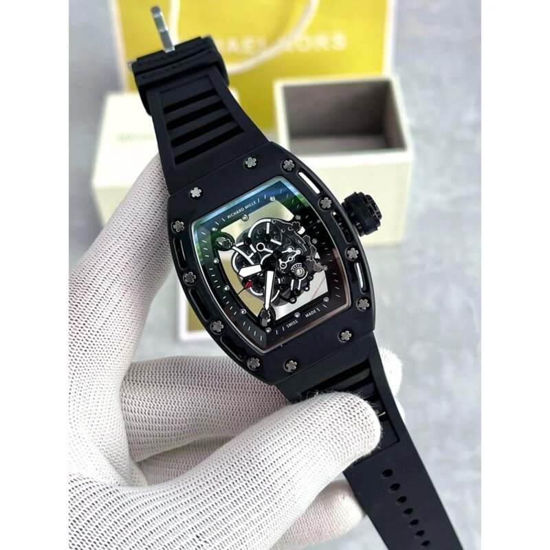 Stylish Richard Mille Skeleton Watch Black For Men (LAB954) - stayhit.in