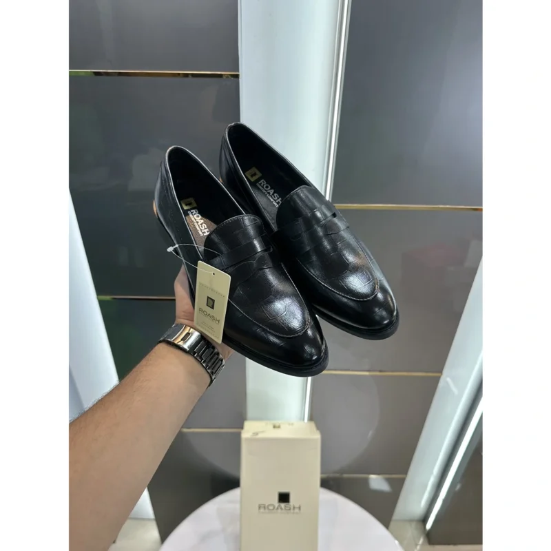 Stylish Roash Concept Loafers Black For Men (JH659) - stayhit.in