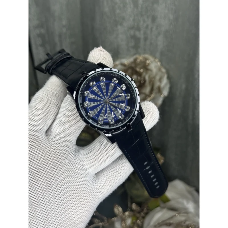 Stylish Roger Dubuis Watch Silver Blue For Men (JH478) - stayhit.in