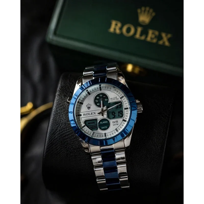 Stylish Rolex Digital Watch Chain Strap For Men (LAB624) - stayhit.in