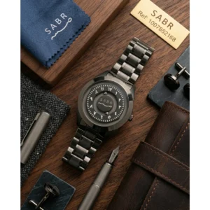 Stylish Sabr Magnetic Watch Black For Men (SOS539) - stayhit.in