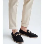 Stylish Salvatore Ferragamo Formal Shoes Wooden Sole Black For Men (JH652) - stayhit.in