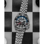Stylish Seiko 5 Sports Gmt Watch Automatic For Men (SOS537) - stayhit.in