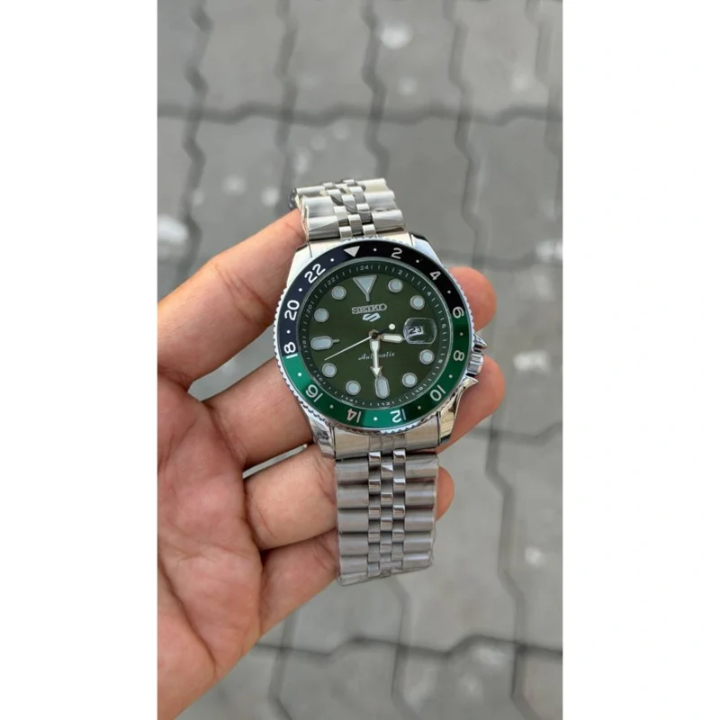 Stylish Seiko 5 Sports Watch Back Open For Men (BT319) - stayhit.in