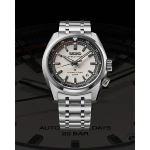 Stylish Seiko Prospex Speedtimer Watch Silver Grey For Men (SOS555) - stayhit.in