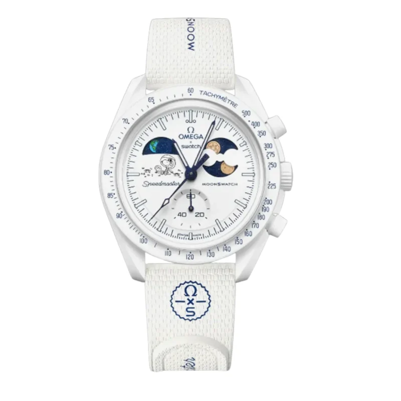 Stylish Swatch X Omega Moon Watch Ceramic For Men (JH550) - stayhit.in