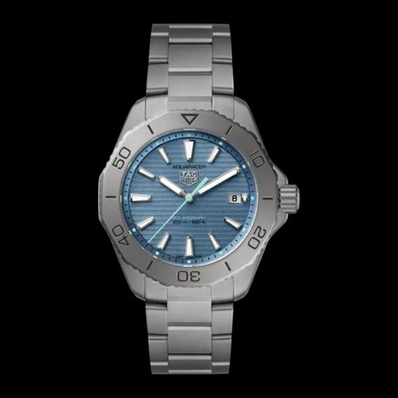 Stylish Tag Heuer Aquaracer Watch Silver Blue For Men (WS117) - stayhit.in