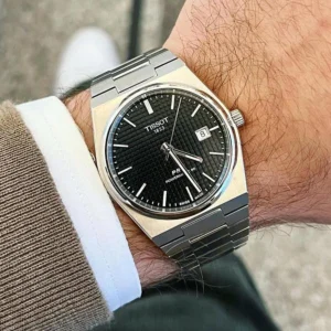 Stylish Tissot 1853 Prx Automatic Watch Silver Green For Men (BSF1763) - stayhit.in