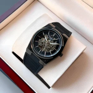 Stylish Tissot Prx Automatic Watch Black For Men (SOS549) - stayhit.in