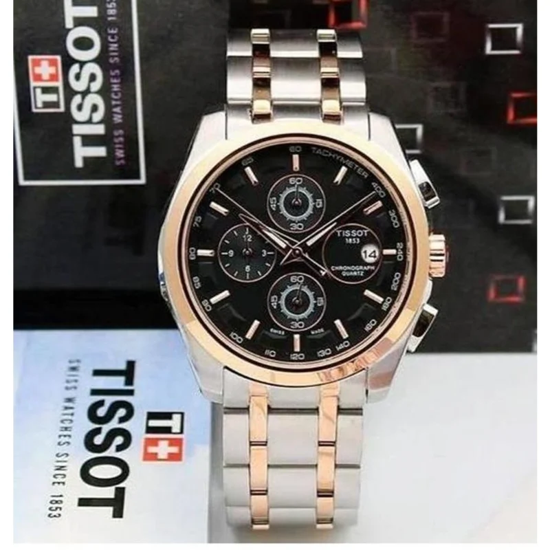 Stylish Tissot Watch Two Tone For Men (BOT3157) - stayhit.in