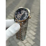 Stylish Tommy Hilfiger Automatic Watch Two Tone Black For Men