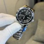 Stylish Tommy Hilfiger Watch Silver Black For Men