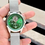Stylish Tommy Hilfiger Watch Silver Green For Men (BOT3154) - stayhit.in