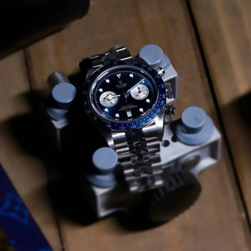 Stylish Tudor Watch Black Bay Chrono Blue For Men (SOS140) - stayhit.in