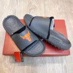 Stylish Under Armour Flip Flops Grey Orange For Men (WS403) - stayhit.in
